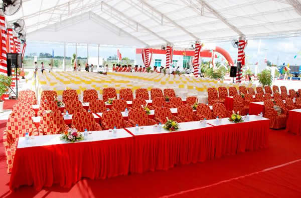 Cho thuê nhà bạt sự kiện